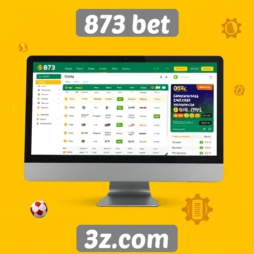 Interface e usabilidade do site 873 bet